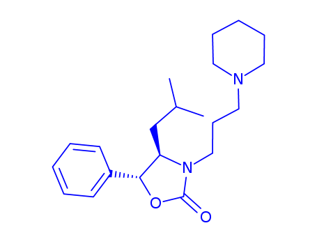 (4R,5R)-4-ISOBUTYL-5-PHENYL-3-(3-(PIPERIDIN-1-YL)PROPYL)OXAZOLIDIN-2-ONE