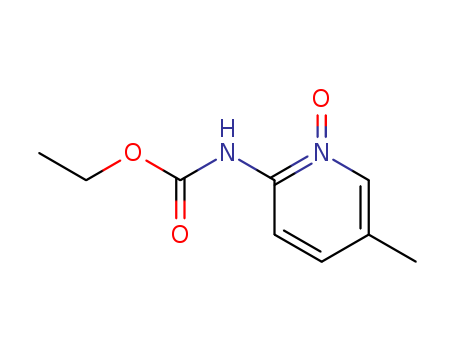 2-Pyridinecarbamicacid, 5-methyl-, ethyl ester, 1-oxide