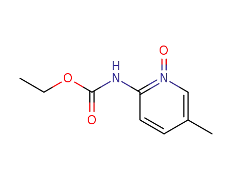 Molecular Structure of 103860-34-0 (2-Pyridinecarbamicacid, 5-methyl-, ethyl ester, 1-oxide)