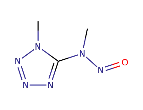 Molecular Structure of 10444-78-7 (N,1-dimethyl-N-nitroso-1H-tetrazol-5-amine)
