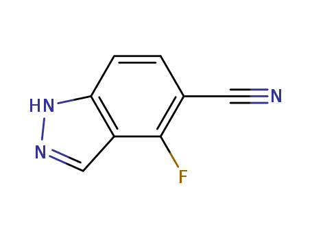 1H-Indazole-5-carbonitrile, 4-fluoro-