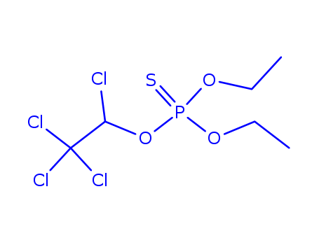 Phosphorothioic acid,O,O-diethyl O-(1,2,2,2-tetrachloroethyl) ester