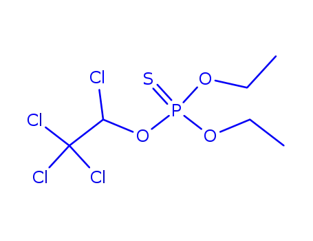 Molecular Structure of 54593-83-8 (CHLORETHOXYFOS)