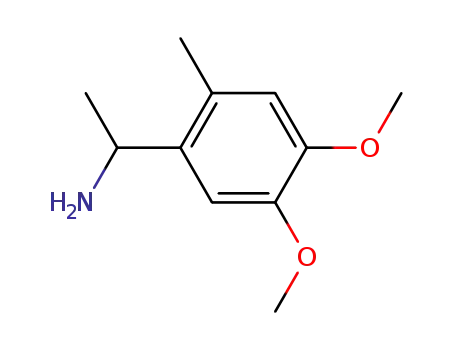 Molecular Structure of 104174-35-8 (1-(4,5-dimethoxy-2-methylphenyl)ethanamine)