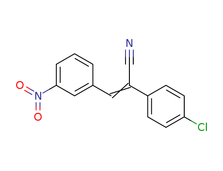 (2Z)-2-(4-chlorophenyl)-3-(3-nitrophenyl)prop-2-enenitrile