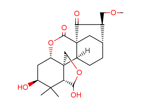 (2S,10bS)-1,2,3,3aβ,8,9,10,10aα,13,13aβ-Decahydro-2,13β-dihydroxy-1,1-dimethyl-7α-methoxymethyl-5H-5aβ,8β-methanocyclohepta[c]furo[3,4-e][1]benzopyran-5,6(7H)-dione