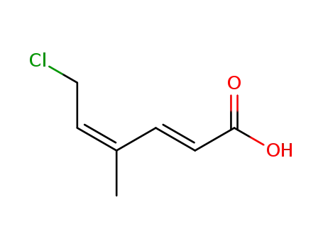 2,4-Hexadienoic acid, 6-chloro-4-methyl-