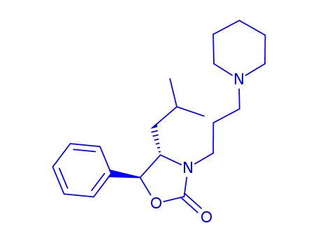 (4S-TRANS)-4-(2-METHYLPROPYL)-5-PHENYL-3-(3-(PIPERIDIN-1-YL)PROPYL)-2-OXAZOLIDINONE
