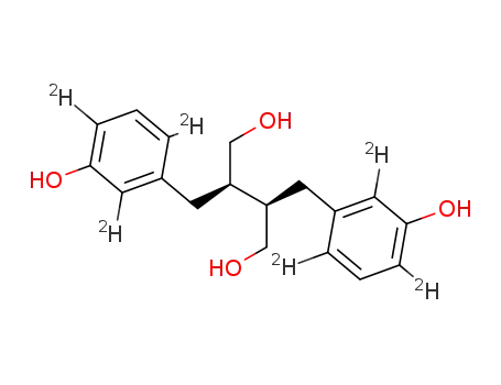 Molecular Structure of 104411-12-3 (rac Enterodiol-d6)