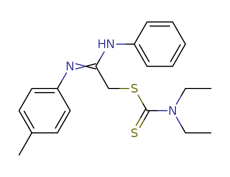 (2E)-2-[(4-methylphenyl)imino]-2-(phenylamino)ethyl diethylcarbamodithioate