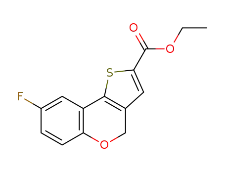 ethyl 8-fluoro-4H-thieno[3,2-c]chromene-2-carboxylate