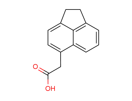 Molecular Structure of 10556-23-7 (1,2-dihydroacenaphthylen-5-ylacetic acid)