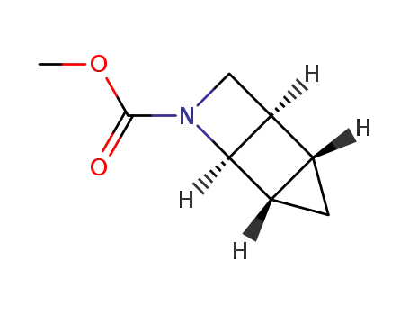 Molecular Structure of 105367-54-2 (6-Azatricyclo[3.2.0.02,4]heptane-6-carboxylicacid,methylester,)