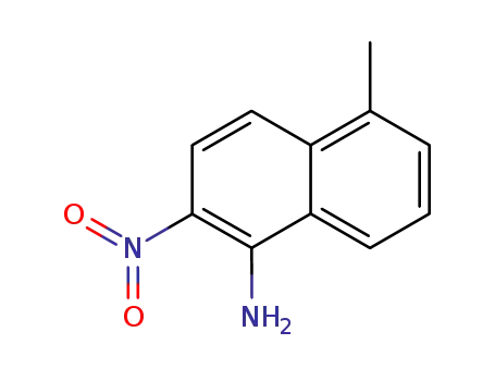 Molecular Structure of 856212-51-6 (5-methyl-2-nitro-[1]naphthylamine)