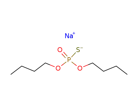 Molecular Structure of 10533-41-2 (Sodium Dibutyldithiophosphate)
