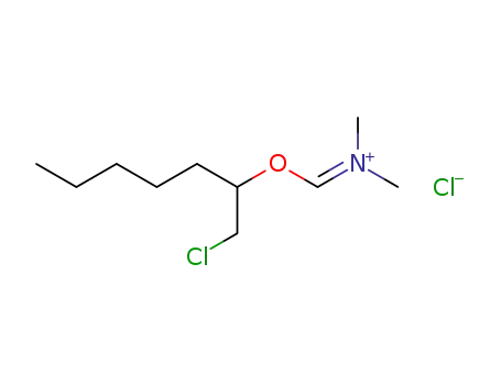 (1-chloromethyl-hexyloxymethylene)-dimethyl-ammonium; chloride