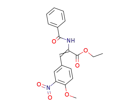 ethyl (E)-2-benzamido-3-(4-methoxy-3-nitrophenyl)prop-2-enoate