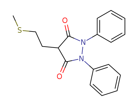 3,5-Pyrazolidinedione,4-[2-(methylthio)ethyl]-1,2-diphenyl- cas  10561-02-1