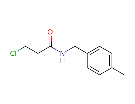 3-클로로-N-(4-메틸벤질)프로판아미드