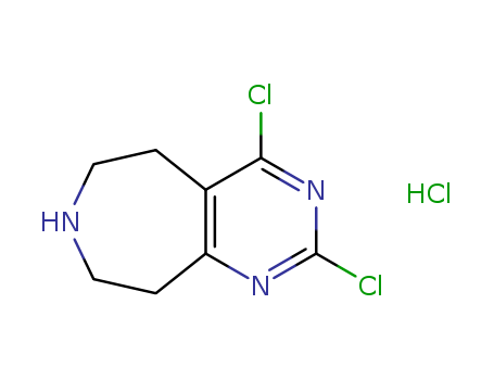 2,4-dichloro-6,7,8,9-tetrahydro-5H-pyriMido[5,4-d]azepine hydrochloride