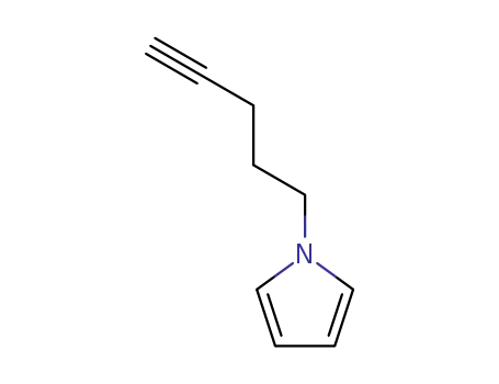 Molecular Structure of 105763-05-1 (1H-Pyrrole,1-(4-pentynyl)-(9CI))