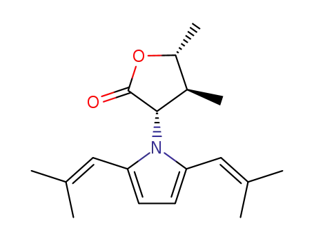 (3S,4S,5R)-3-[2,5-Bis-(2-methyl-propenyl)-pyrrol-1-yl]-4,5-dimethyl-dihydro-furan-2-one