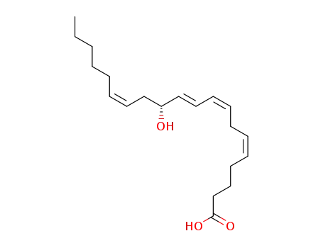 Molecular Structure of 82337-46-0 (12(R)-HETE)