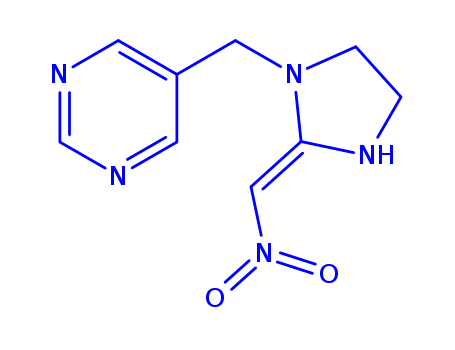 Pyrimidine,5-[[2-(nitromethylene)-1-imidazolidinyl]methyl]-