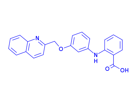SR 2640 hydrochloride;2-[[3-(2-QuinolinylMethoxy)phenyl]aMino]benzoicacidhydrochloride