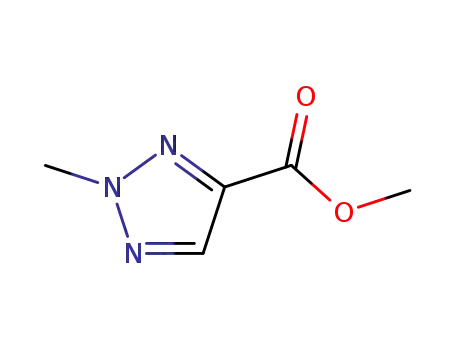 Molecular Structure of 105020-39-1 (2H-1,2,3-Triazole-4-carboxylicacid,2-methyl-,methylester(9CI))