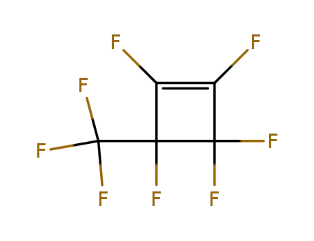 Molecular Structure of 105311-66-8 (Cyclobutene, 1,2,3,3,4-pentafluoro-4-(trifluoromethyl)-)