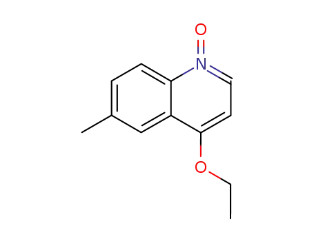 Molecular Structure of 105104-87-8 (Quinoline, 4-ethoxy-6-methyl-, 1-oxide (6CI))
