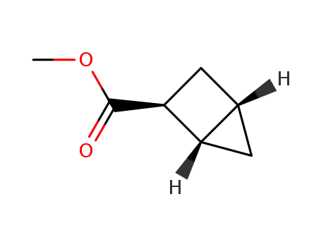 Molecular Structure of 24813-72-7 (Bicyclo[2.1.0]pentane-2-carboxylic acid, methyl ester, (1-alpha-,2-ba-,4-alpha-)- (9CI))