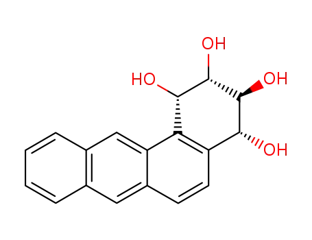 Molecular Structure of 78326-53-1 (1,2,3,4-tetrahydrotetraphene-1,2,3,4-tetrol)
