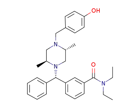 N,N-Diethyl-3-((S)-((2S,5R)-2,5-dimethyl-4-(4-hydroxybenzyl)piperazin-1-yl)(phenyl)methyl)benzamide