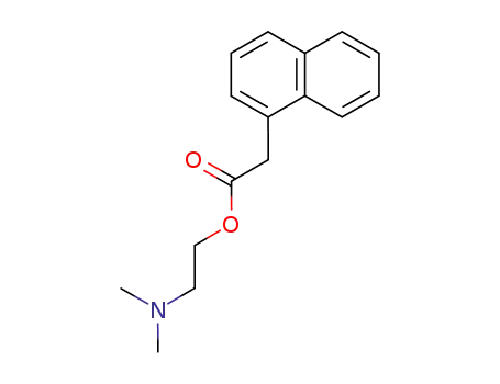 Molecular Structure of 10593-16-5 (N,N-dimethyl-2-[(naphthalen-1-ylacetyl)oxy]ethanaminium chloride)