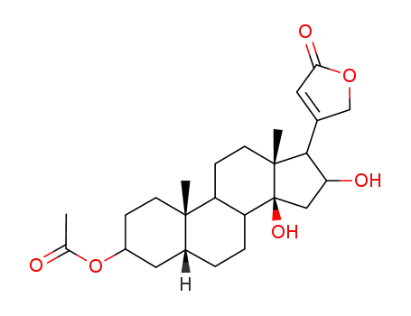 Molecular Structure of 1059-21-8 (GITOXIGENIN 3-ACETATE)