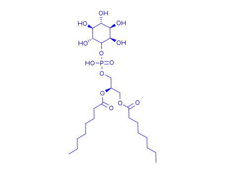 Molecular Structure of 105172-95-0 (1,2-dioctanoyl-sn-glycero-3-phosphoinositol)