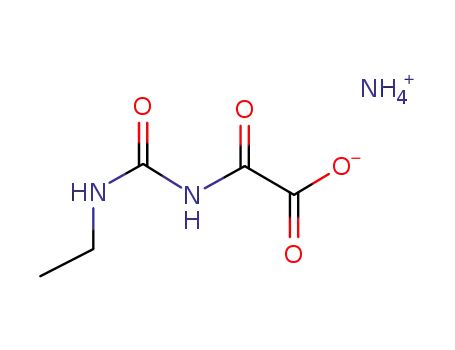 Molecular Structure of 105918-81-8 (Acetic acid, (((ethylamino)carbonyl)amino)oxo-, monoammonium salt)
