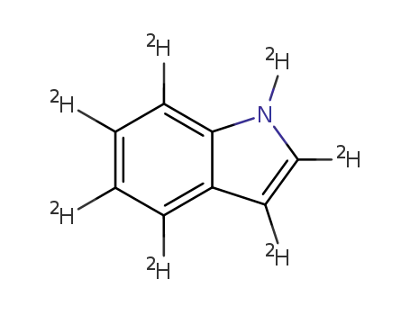 Molecular Structure of 73509-20-3 (INDOLE-D7)