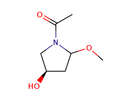 3-피롤리디놀, 1-아세틸-5-메톡시-, (3R-트랜스)-(9CI)