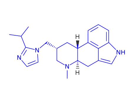 Ergoline, 6-methyl-8-((2-(1-methylethyl)-1H-imidazol-1-yl)methyl)-, (8-beta)-