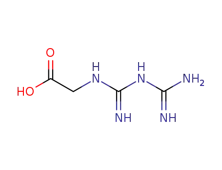 Molecular Structure of 14116-94-0 (biguanidoacetic acid)