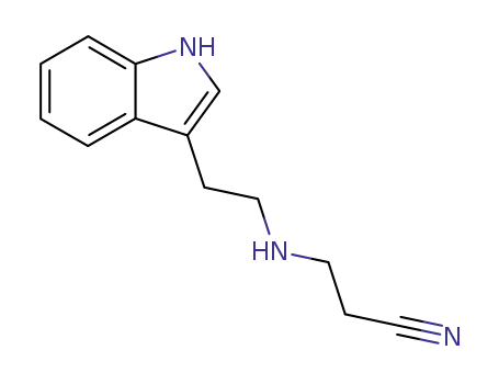Molecular Structure of 105115-85-3 (N-cyanoethyltryptamine)