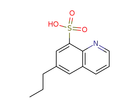 Molecular Structure of 105105-03-1 (8-Quinolinesulfonic  acid,  6-propyl-)