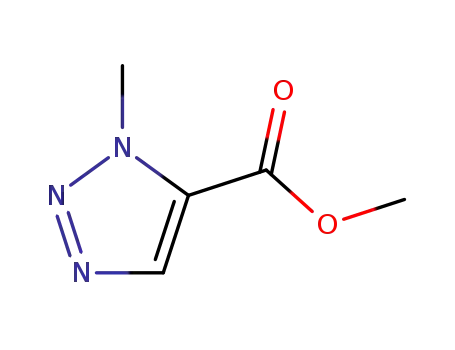 Molecular Structure of 105020-38-0 (1H-1,2,3-Triazole-5-carboxylicacid,1-methyl-,methylester(9CI))