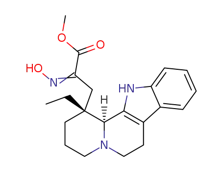 methyl (1R,12bS)-1-ethyl-1,2,3,4,6,7,12,12b-octahydro-α-(hydroxyimino)indolo<2,3-a>quinolizine-1-propionate
