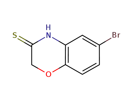 Molecular Structure of 1056267-89-0 (6-BroMo-2H-1,4-benzoxazine-3(4H)-thione)