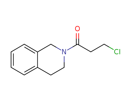 1-Propanone,3-chloro-1-(3,4-dihydro-2(1H)-isoquinolinyl)- cas  10579-67-6
