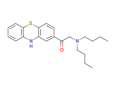 Ethanone,2-(dibutylamino)-1-(10H-phenothiazin-2-yl)- cas  10553-99-8